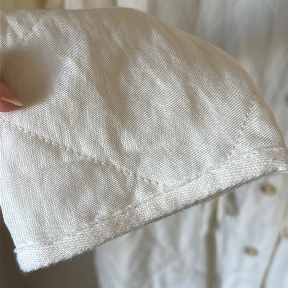 Marine Layer ivory quilted tiff relaxed fit jacket - Picture 7 of 11